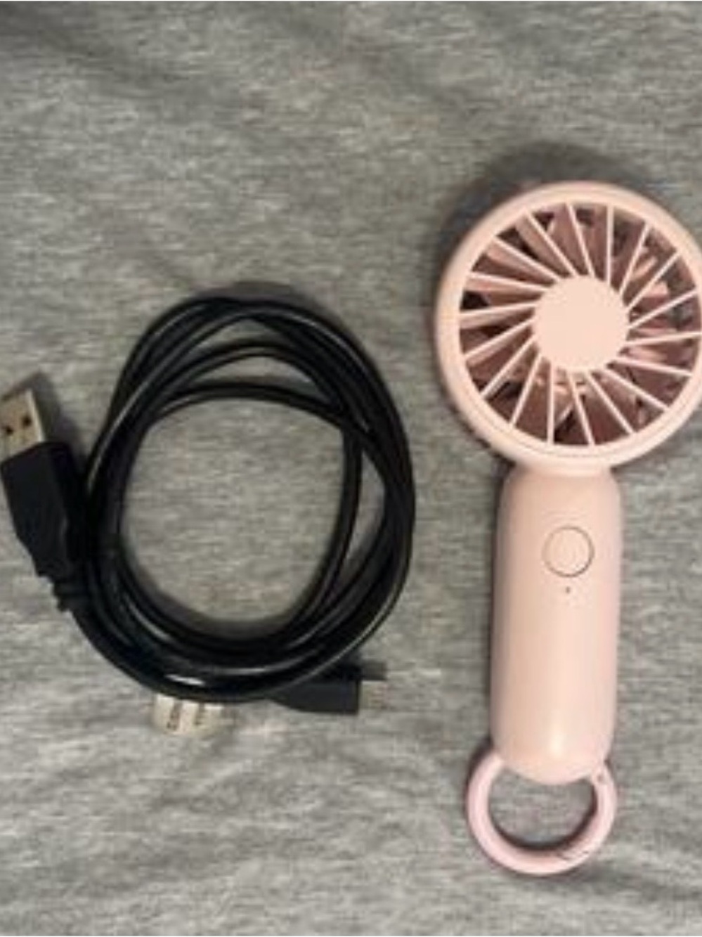 Portable Pink Handheld Fan